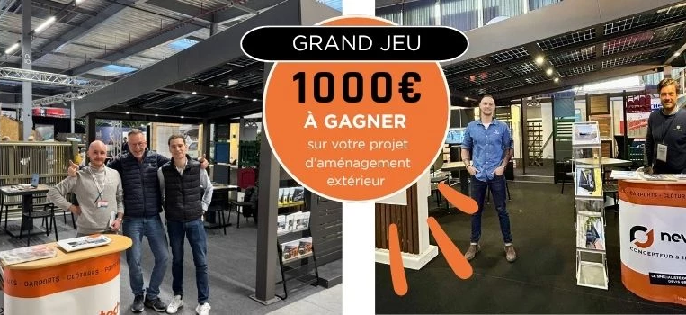 Affiche 82e Foire Expo Régionale de Douai 2026, du 5 au 14 septembre - Newtech Fermetures présent Hall 5000 stand K60